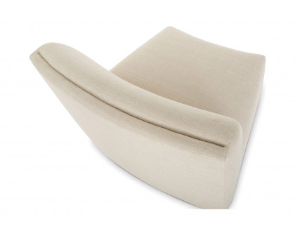 Moe's Yoon Slipper Chair - Sweet Cream