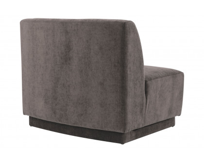 Moe's Yoon Slipper Chair - Umbra Gray