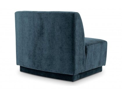 Moe's Yoon Slipper Chair - Nightshade Blue