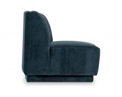 Moe's Yoon Slipper Chair - Nightshade Blue