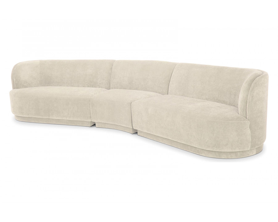 Moe's Yoon Compass Modular Sectional - Sweet Cream