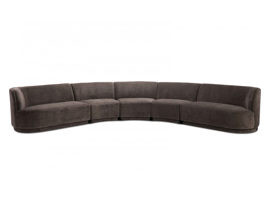 Moe's Yoon Radius Modular Sectional - Umbra Gray