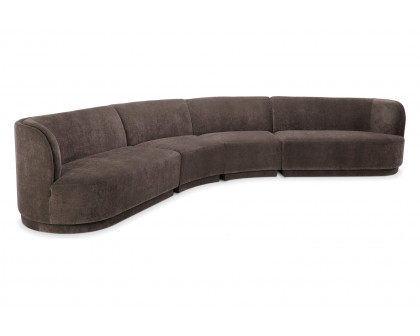 Moe's Yoon Eclipse Modular Sectional - Umbra Gray, Right Chaise