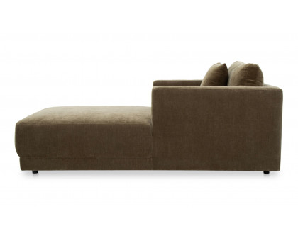 Moe's Bryn Rustic Chaise - Heritage Green