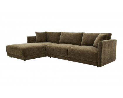 Moe's Bryn Rustic Left Facing Sectional - Heritage Green