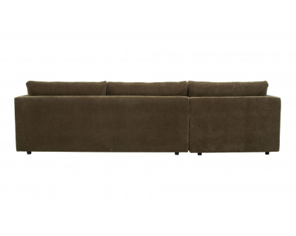 Moe's Bryn Rustic Left Facing Sectional - Heritage Green