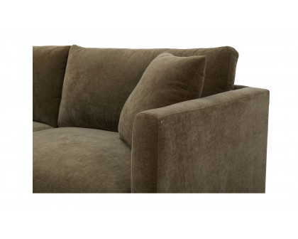 Moe's Bryn Rustic Left Facing Sectional - Heritage Green