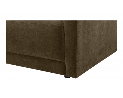 Moe's Bryn Rustic Left Facing Sectional - Heritage Green