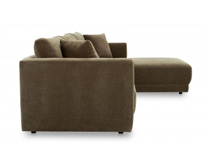 Moe's Bryn Rustic Right Facing Sectional - Heritage Green