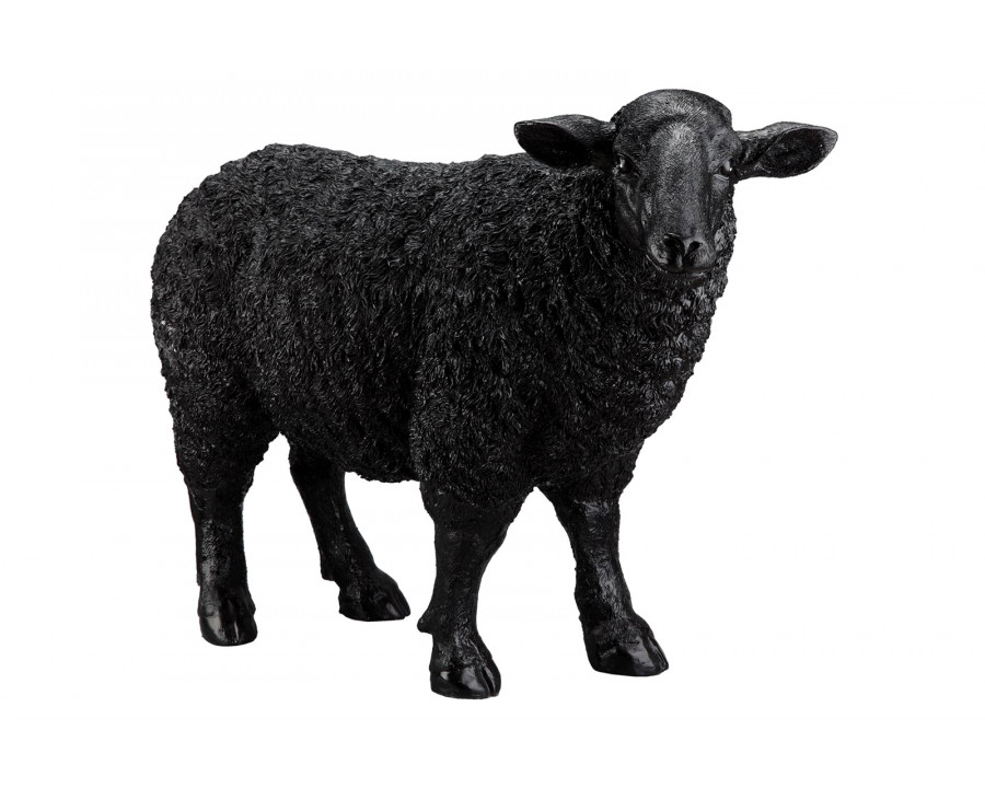 Moe's - Baa Baa Sheep Statue in Black