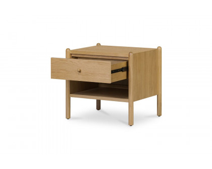 Moe's Billy Mid-Century Modern 1 Drawer Nightstand - Natural