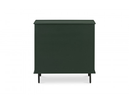 Moe's Reagan Contemporary 3 Drawer Nightstand - Deep Green