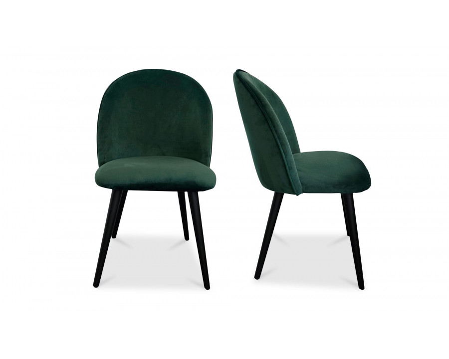 Moe's Clarissa Contemporary Dining Chair Set of 2 - Green