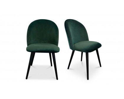 Moe's Clarissa Contemporary Dining Chair Set of 2 - Green