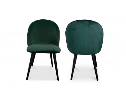 Moe's Clarissa Contemporary Dining Chair Set of 2 - Green