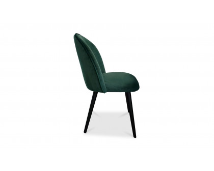 Moe's Clarissa Contemporary Dining Chair Set of 2 - Green