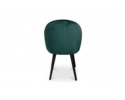 Moe's Clarissa Contemporary Dining Chair Set of 2 - Green