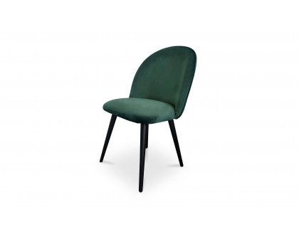 Moe's Clarissa Contemporary Dining Chair Set of 2 - Green