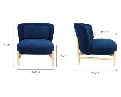 Moe's™ Sigge Accent Chair - Blue