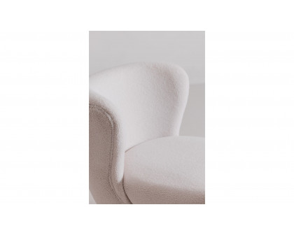 Moe's™ Margot Contemporary Accent Chair - Cream