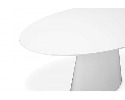 Moe's™ Otago Oval Dining Table - White, 71"