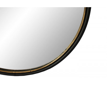 Moe's Sax Round Mirror - Black