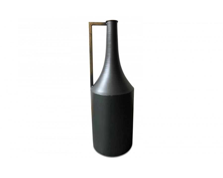 Moe's - Primus Metal Vase in Black