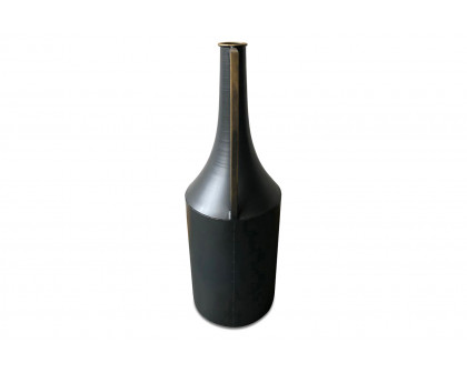 Moe's - Primus Metal Vase in Black