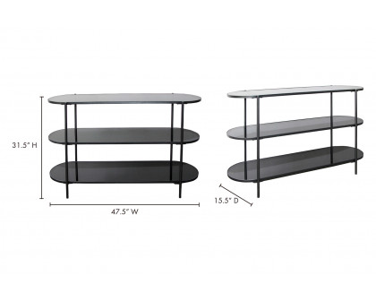 Moe's - Lozz Console Table in Black