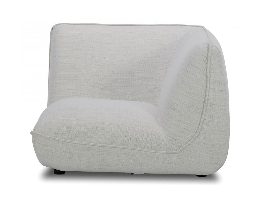 Moe's Zeppelin Corner Chair - Stone White