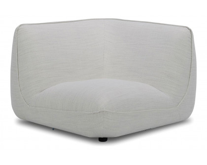 Moe's Zeppelin Corner Chair - Stone White