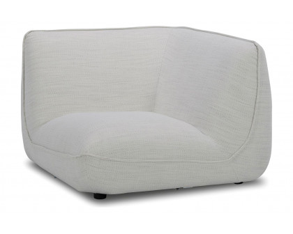 Moe's Zeppelin Corner Chair - Stone White