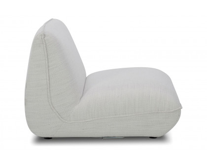 Moe's Zeppelin Slipper Chair - Stone White