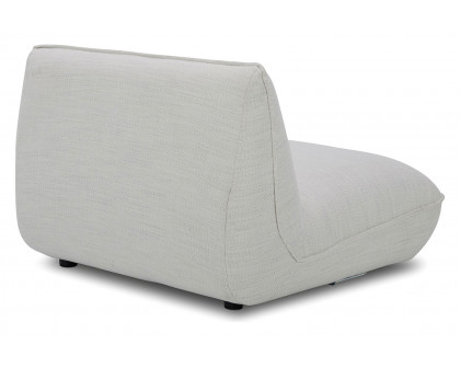 Moe's Zeppelin Slipper Chair - Stone White