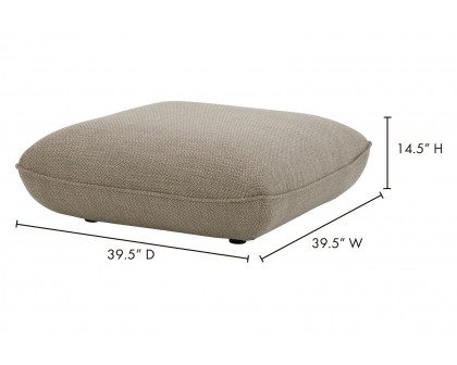 Moe's™ Zeppelin Ottoman - Speckled Pumice