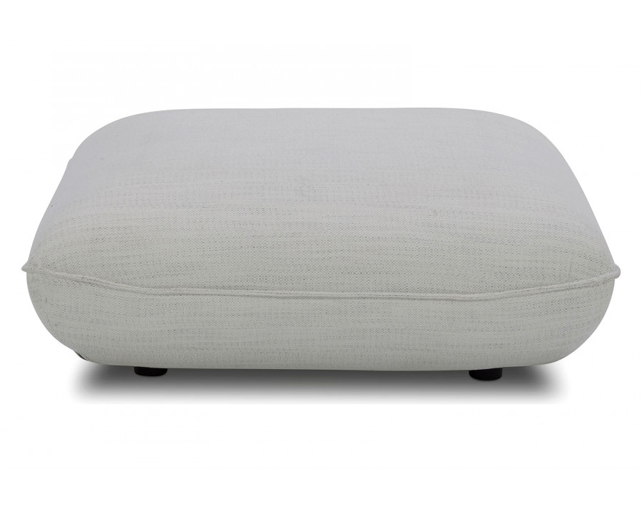 Moe's Zeppelin Ottoman - White