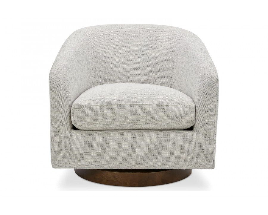 Moe's Oscy Swivel Chair - Splashed White