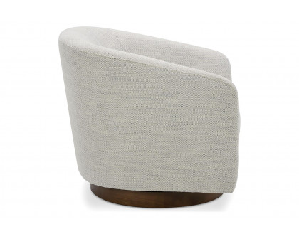 Moe's Oscy Swivel Chair - Splashed White