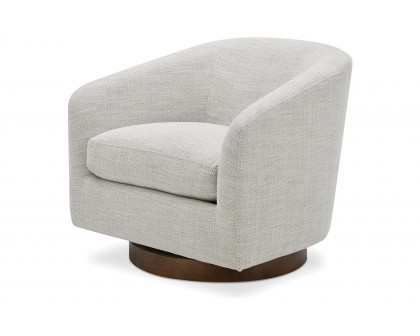 Moe's Oscy Swivel Chair - Splashed White