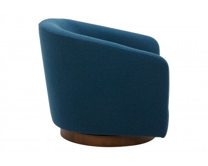 Moe's Oscy Swivel Chair - Dark Atlantic