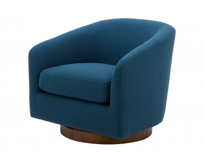 Moe's Oscy Swivel Chair - Dark Atlantic