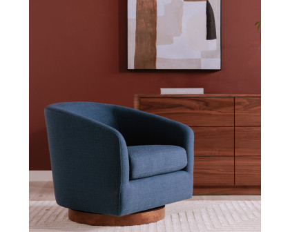 Moe's Oscy Swivel Chair - Dark Atlantic