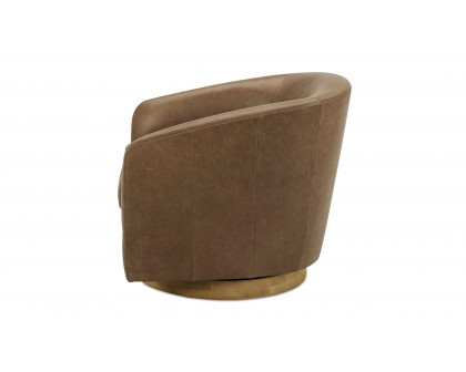 Moe's Oscy Swivel Chair - Tan