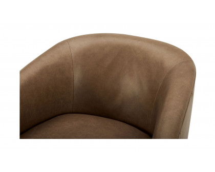 Moe's Oscy Swivel Chair - Tan