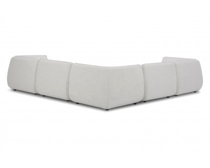 Moe's Zeppelin Classic L Modular Sectional - White