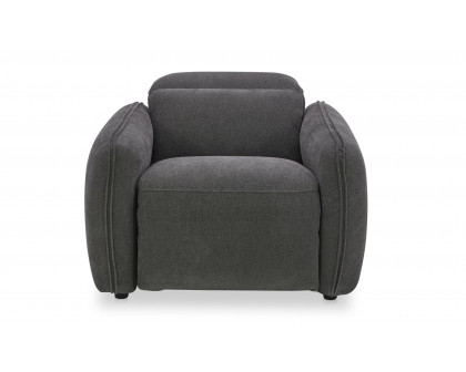 Moe's Eli Contemporary Power Recliner Chair - Dusk Gray