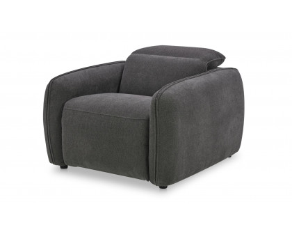 Moe's Eli Contemporary Power Recliner Chair - Dusk Gray