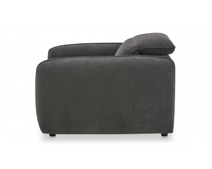 Moe's Eli Contemporary Power Recliner Chair - Dusk Gray