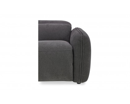 Moe's Eli Contemporary Power Recliner Chair - Dusk Gray