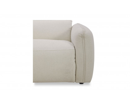 Moe's Eli Contemporary Power Recliner Chair - Warm White